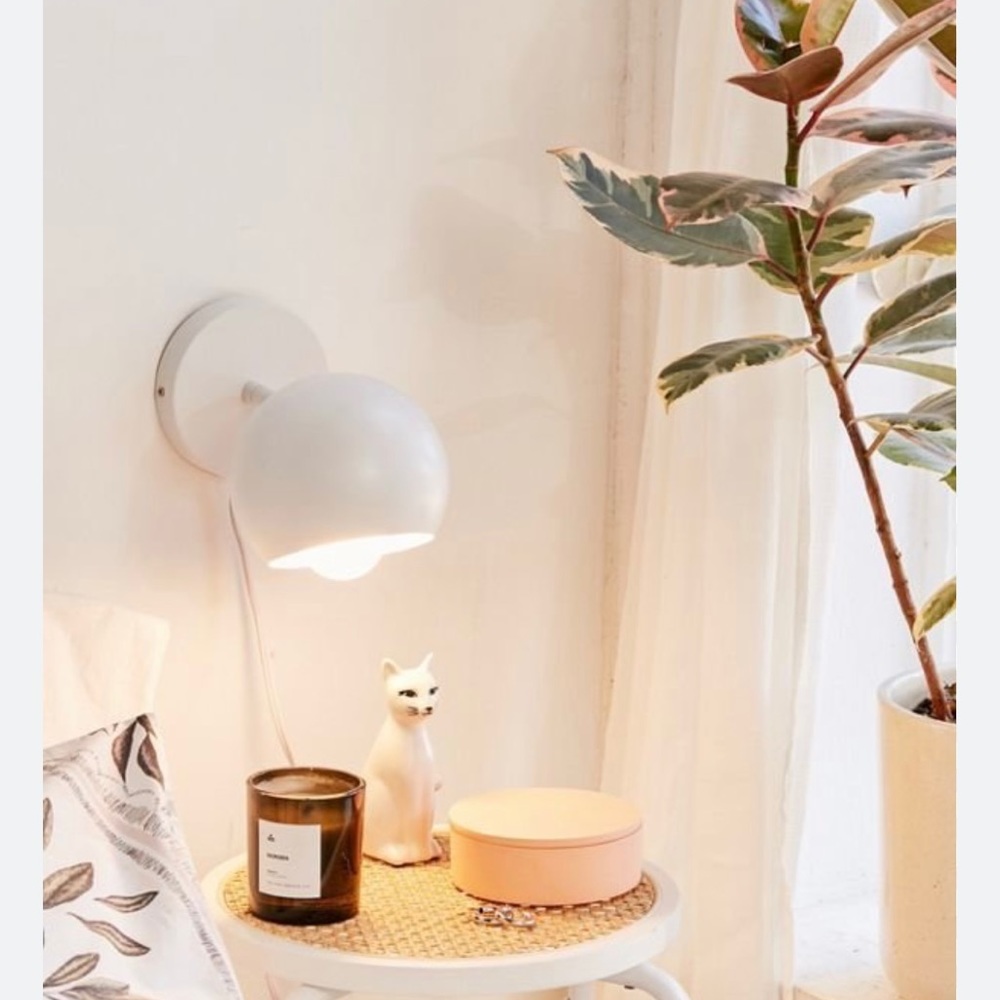 White Wall Sconce